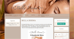 Desktop Screenshot of belladerma.se