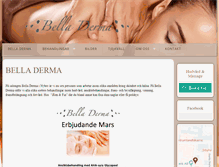 Tablet Screenshot of belladerma.se